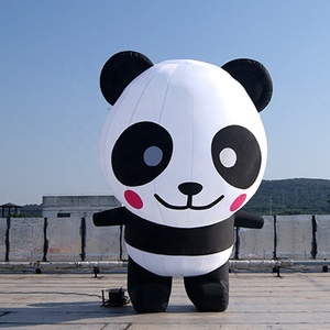 Decoración al aire libre, modelo de Panda inflable, mascota inflable de panda gigante para exteriores, promoción de <span class=keywords><strong>Anime</strong></span> - Product Image 2