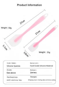 Spatule de cuisine en silicone résistante à la chaleur, antiadhésive, monobloc, avec manche ergonomique pour glaçage et fouettage – Vente en gros - Product Image 3