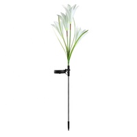 Top Vente 4 * led Couleur Changeante Nuit Paysage Beau Décoratif Imperméable À L'eau Conduit Lumière De Fleur Solaire Pour Jardin