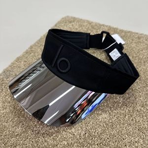 Nouvelle casquette unisexe AL0 dégradée noire et blanche avec visière solaire étendue, visière rigide et visière ouverte pour la protection UV en extérieur et le yoga - Product Image 1