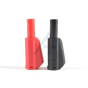 Jialun 4mm nam chuối cắm kết nối niken mạ đồng thau an toàn có thể xếp chồng ngắn chuối cắm - Product Image 1