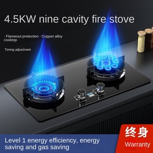 Cuisinière à gaz électronique à 2 brûleurs en acier inoxydable Offre Spéciale allumage automatique cuisinière en céramique GPL minuterie solaire électrique pour camping-car extérieur - Product Image 3