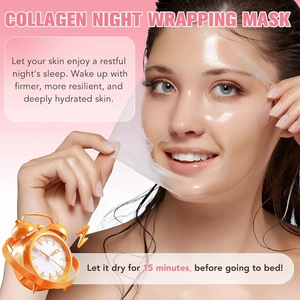 Masque d'emballage de nuit au collagène de vente chaude Masque facial à la niacinamide de nuit à la peau lisse et ferme - Product Image 4