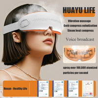 Appareil de soin des yeux, atomisation hydratante, massage électrique par acupression, compresse chaude intelligente, chaleur nano-vapeur, masseur oculaire