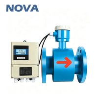 Medidor de Flujo Electromagnético Tipo Split NOVA, Sensor de Flujo de Líquidos para Tuberías de Aguas Residuales, Acero Inoxidable