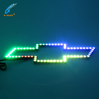 Lumière d'Emblème LED Séquentielle RGBW pour Nœud Papillon Chevy, Éclairage de Calandre Avant Étanche pour Chevrolet