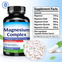 Complément de Magnésium OEM 12-en-1 Complexe 1000 mg – Capsules Végétaliennes de Magnésium avec Glycinate, Bisglycinate, Citrate et Malate Taurate