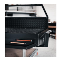 Boîte de plateau de cabine simple en aluminium, vente en gros