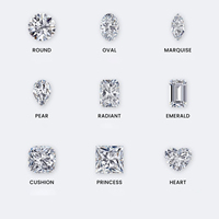 Toptan CVD 9.7mm 3.6ct DEF VVS-VS IGI Dereceli Sentetik Beyaz Yuvarlak Gevşek Laboratuvarda Üretilmiş Elmas (IGI Sertifikası Olmadan)