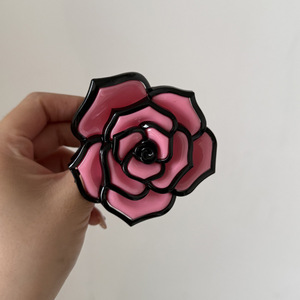 Pince à cheveux tropicale en plastique motif marguerite florale hawaïenne pour filles, petite pince à griffes de 6 cm, accessoire mignon et adorable - Product Image 6