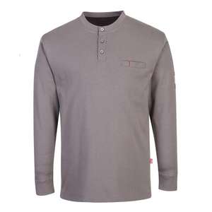 PORTWEST - FR32GRRXL Camiseta gris resistente al fuego y antiestática-ROPA DE TRABAJO RESISTENTE A LLAMAS EAN 5036108334490 - Product Image 1