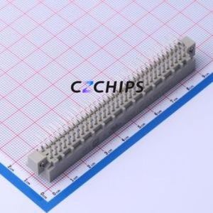 9033646921 Board-to-Board & Backplane Connector Bent Lead Through Hole,P=2.54mm Connector 64P 2.54mm Right Angle Insert 2 - Product Image 2