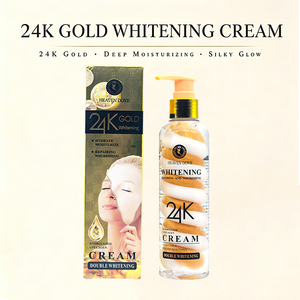 HEAVEN <span class=keywords><strong>DOVE</strong></span> 200mL Nuevo Diseño Crema Blanqueadora Facial y Corporal Hidratante, Reparadora y Nutritiva con Oro 24K para Todo Tipo de <span class=keywords><strong>Piel</strong></span> - Product Image 3