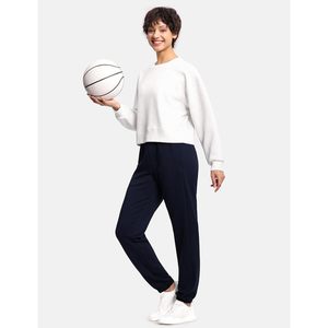 FOXA Sweat-shirt court à col rond pour femme, mélange de coton, respirant, idéal pour l'entraînement - Product Image 4