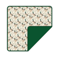 Couverture pour bébé en bambou doux, 47*47 pouces, double couche, une couche unie, une couche imprimée, accessoire pour bébé