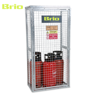 Gabinetes de Almacenamiento para Cilindros de Gas Galvanizados para Exteriores, Directo de Fábrica, con Jaulas de Seguridad y Modelado 3D, Soluciones de Gabinetes Personalizadas