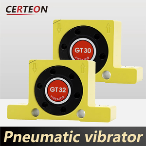 GT4 GT8 GT10 GT16 GT20 GT32 <strong>Pneumatic</strong> <strong>Turbine</strong> <strong>Vibrator</strong> Air Powered <strong>Vibrator</strong> for Hopper Bin Aluminum Alloy 600N 1200N Oscillator - Product Image 4
