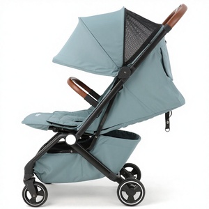 <span class=keywords><strong>Poussette</strong></span> de <span class=keywords><strong>voyage</strong></span> <span class=keywords><strong>ultra</strong></span> compacte et légère en alliage d'aluminium et tissu, pliage à une main, certifiée EN1888-2, capacité de charge de 22 kg - Product Image 4