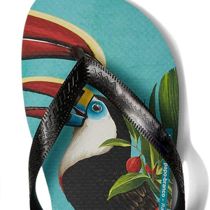 Verano al aire libre playa Animal Kingdom La parte inferior plana multicolor para hombres y mujeres se puede personalizar patrón chanclas - Product Image 4