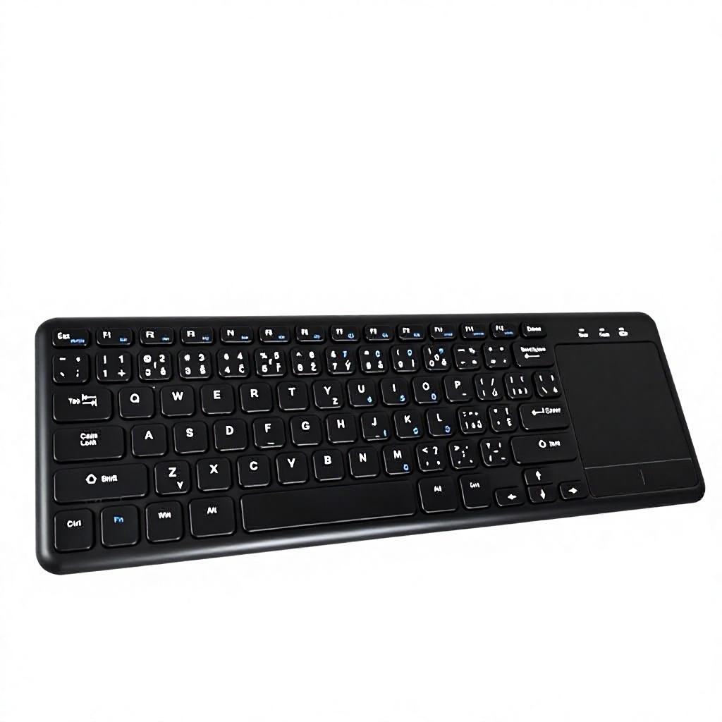 <strong>2026</strong> New Wireless for 101-Key External <strong>Keyboard</strong> with Large Touchpad for Phones IPads LaptopsUltra-Slim for Office Use