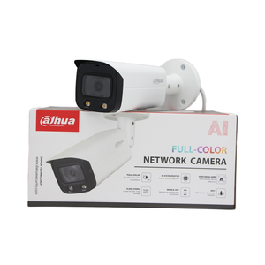 Dahua DH-IPC-HFW5449TP-ASE-LED asli kamera IP jaringan nirkabel peluru warna penuh fokus tetap lampu ganda pintar 4MP - Product Image 2