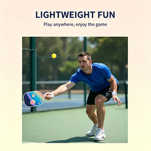 Juego de Palas de Pickleball con 4 Pelotas, Núcleo de Panal, Bolsa de Malla, Agarre Antideslizante, Forma Estándar, Diseño Moderno para Adultos, Todas las Estaciones - Product Image 5