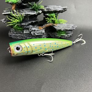 เหยื่อปลอมแบบป๊อปเปอร์ขนาด 13 ซม. น้ำหนัก 60 กรัม เหยื่อแข็งทำจากพลาสติก สำหรับตกปลาทะเล เหยื่อตกปลาแบบทรอลลิ่ง เหยื่อปลอมแบบผิวน้ำ - Product Image 5