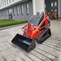 Prix d'usine bon marché Mini chargeuse sur chenilles Skid Steer Chargeuses sur support avec différents accessoires