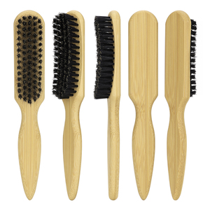 Barba y cepillo con cerdas de jabalí suaves Herramienta DE ASEO cómoda para hombres Cuidado del vello facial para cepillo de barbas - Product Image 1