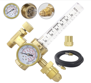 Uweld 191 Regulator Argon <span class=keywords><strong>CO2</strong></span> <span class=keywords><strong>Flowmeter</strong></span> 1C008-0106 Gasregelaar voor lassen, industrieel gebruik - Product Image 6