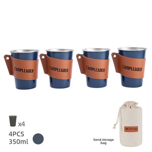 Juego de 4 Tazas Portátiles, Ligeras y Ecológicas para Café, Cerveza, Bebidas Frías, Té, Vino, Camping y Agua - Product Image 5