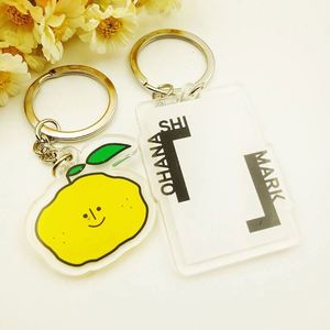 Manufacturer <b>Custom</b> Acrylic Charms Hanging Pendant Kpop Cute Design Print clear Acrylic <b>Keychains</b> - Product Image 6
