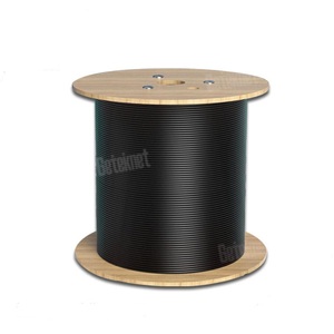 Câble <span class=keywords><strong>de</strong></span> descente en <span class=keywords><strong>fibre</strong></span> optique industriel Geteknet FTTH monomode extérieur 1000m 2km 2 cœurs 3 acier - Product Image 5