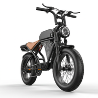 Vélo électrique tout-terrain à pneus larges de 20 pouces, 750 W de puissance de pointe, 48 V 20 Ah, 30 MPH, suspension intégrale, frein hydraulique, stock US/CA