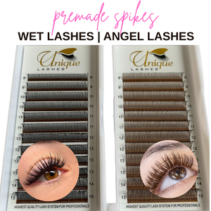 Pestañas Angel Wet Set 5D Pre-fabricadas, Extensiones de Pestañas <span class=keywords><strong>Anime</strong></span> con Púas, Estilo Wispy, 0.07mm C D, Bandeja de Marca Privada - Product Image 4