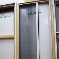 Offre Spéciale Porte Moustiquaire Coulissante Plissée en Aluminium, Moustiquaire Pliante en Filet