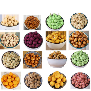 Cacahuetes Recubiertos de Alta Calidad Exportados a Japón y Europa, <span class=keywords><strong>con</strong></span> Sabor a Algas Marinas, Café, <span class=keywords><strong>Wasabi</strong></span>, Batata Morada, Calamar y Salsa Salada - Product Image 1