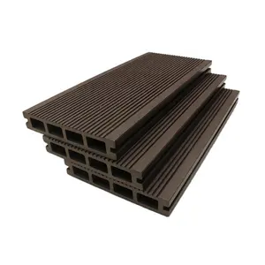 Wpc decking legno plastica compositi pavimenti in wpc per esterni all'ingrosso tap & go set di pavimenti per decking con scanalatura minimalista