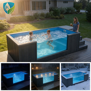 Piscines hors sol en promotion : Unité en fibre de verre de 10 m à vendre à prix réduits, directement de l'usine chinoise en gros - Product Image 4