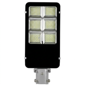 ไฟถนน LED พลังงานแสงอาทิตย์ 200W อะลูมิเนียมหล่อขึ้นรูป IP67 ซิลิคอนโมโนคริสตัลไลน์ ติดผนัง ไฟส่องสว่างภายนอกอาคาร 20000 ลูเมนส์ รีโมท - Product Image 1