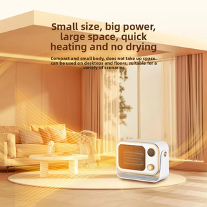 Riscaldatore PTC da Tavolo in Plastica Ecologico ad Alta Potenza 800W con Protezione da Surriscaldamento e Display Digitale per Uso Domestico e Ufficio - Product Image 3