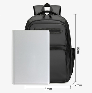 Custom Designer Oxford Rucksack Waterproof College Backpack <b>Usb</b> <b>Charging</b> <b>Port</b> Trendy Men - Product Image 5
