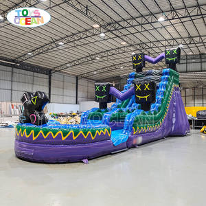 Tobogán Inflable Acuático para Exteriores, Brincolín Inflable para Niños con Tobogán Acuático y Piscina - Product Image 3