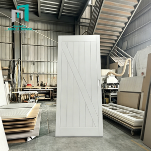 <span class=keywords><strong>Porte</strong></span> <span class=keywords><strong>de</strong></span> grange en <span class=keywords><strong>bois</strong></span> moderne et simple <span class=keywords><strong>pour</strong></span> entrepôt agricole, surface durable, roulettes coulissantes silencieuses et stables - Product Image 3