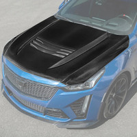 Capot en fibre de carbone style Black Wing s9 pour Cadillac CT5-V CT5 Sport 2020-2025