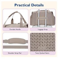 Nouveau sac à langer, sac à main grande capacité, sac de voyage avec isolation respirante, sac d'hôpital, sac de maternité, boîte à sucettes