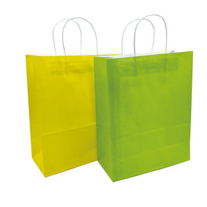 ถุงกระดาษสีขาวพร้อมที่จับสำหรับช้อปปิ้งถุงกระดาษคราฟท์แบบย่อยสลายได้พร้อมชื่อแบรนด์และโลโก้ - Product Image 4