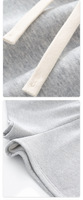 Shorts pour femme de la série Sports, collection été, taille mi-haute, couleur gris, style cycliste décontracté, coupe ample et large, style sarouel, avec taille repliable