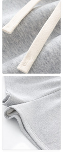 <span class=keywords><strong>Pantaloncini</strong></span> da donna sportivi <span class=keywords><strong>estivi</strong></span> a vita media, colore grigio, stile biker, casual, a gamba larga, vestibilità ampia, con vita pieghevole - Product Image 2
