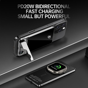 Batería <span class=keywords><strong>Externa</strong></span> Magnética de 10000mAh en Tendencia 2026, Carga Rápida de 15W, Cuerpo de Aluminio con Pantalla LED para <span class=keywords><strong>iPhone</strong></span> - Product Image 2